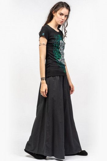 Широкие черные штаны Нигелла