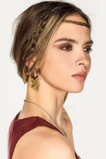 Деревянные серьги Джабхат