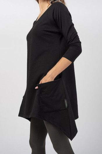 Женская черная туника Меридиана