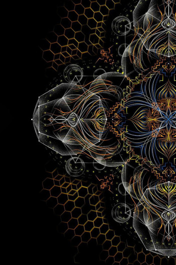 Женская кофта с принтом Mandala