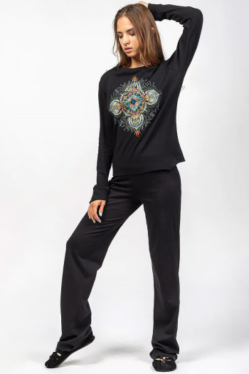 Женская кофта с принтом Mandala