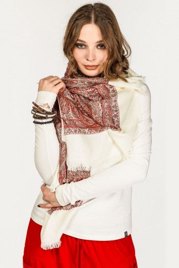 Белая женская водолазка Палисота