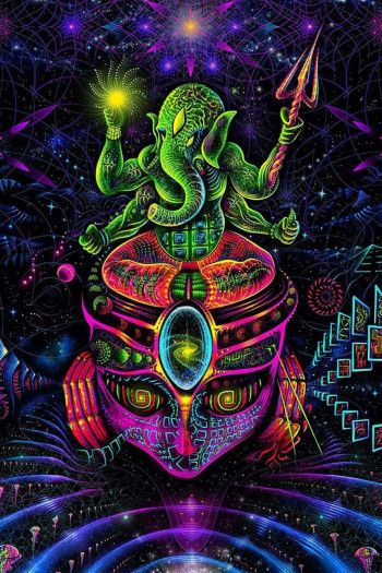 Мужская футболка «Trance Ganesha»