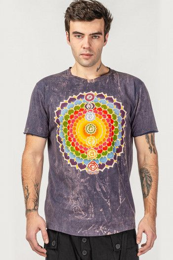 Мужская этническая футболка Ашока