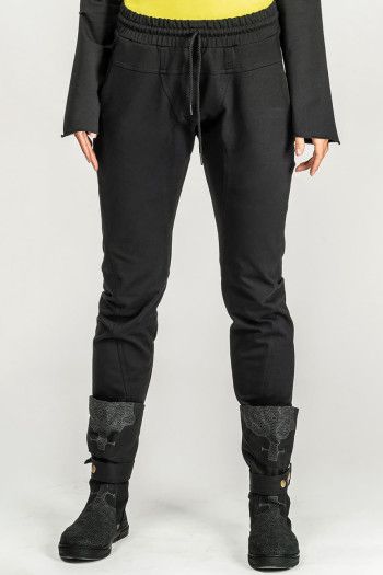 Женские черные брюки галифе «Chugata»