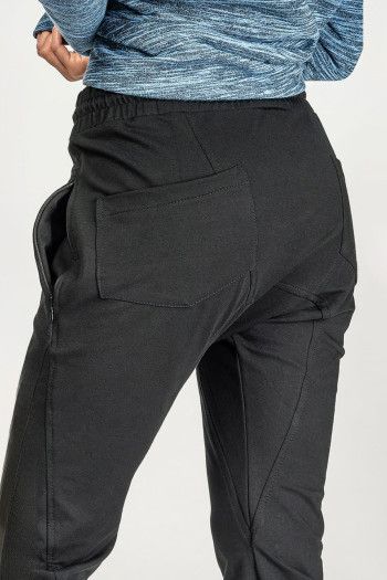 Женские черные брюки галифе «Chugata»