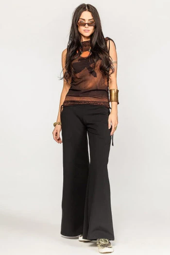 Брюки широкие Акамар