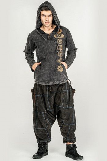 Мужская кофта с капюшоном Тодос