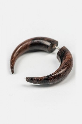 Бохо серьги из дерева Лонавала