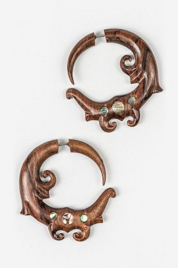 Серьги из дерева Лудхиана