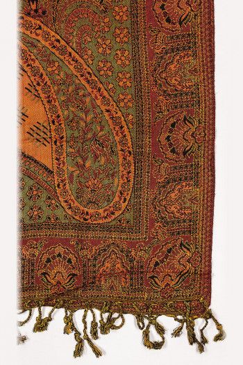 Шарф с узорами Мандава