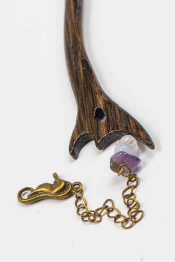 Шпилька с аметистом Гемантус