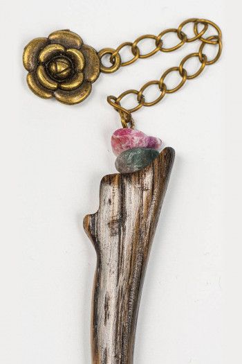 Деревянная спица для волос Эвкомис