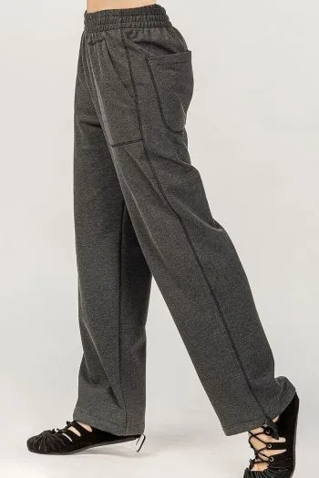 Серые прямые штаны Ардизия
