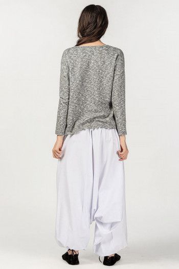 Белые демисезонные шаровары Ятрофа