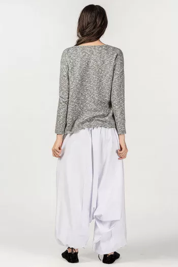 Белые демисезонные шаровары Ятрофа