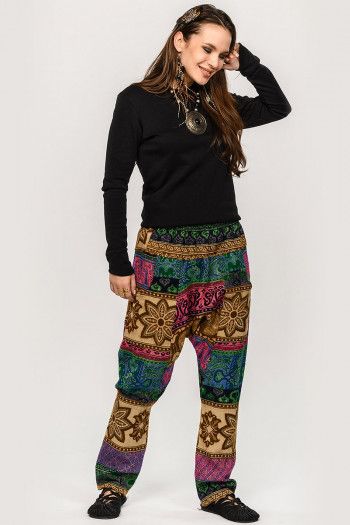 Восточные шерстяные штаны Перилла