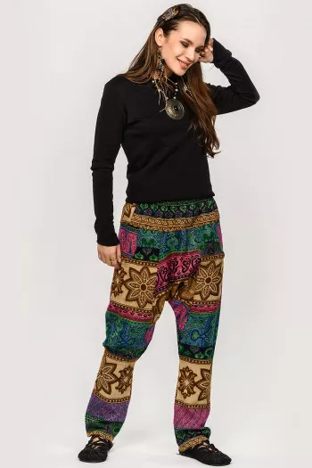 Восточные шерстяные штаны Перилла