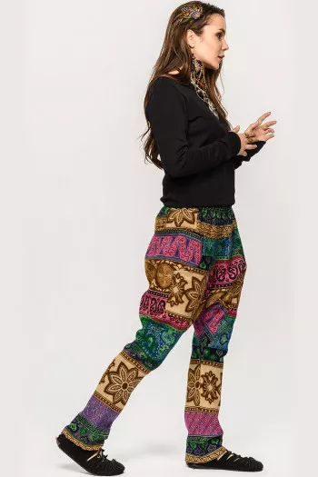 Восточные шерстяные штаны Перилла