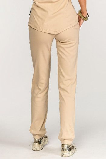 Прямые бежевые штаны Секвойя
