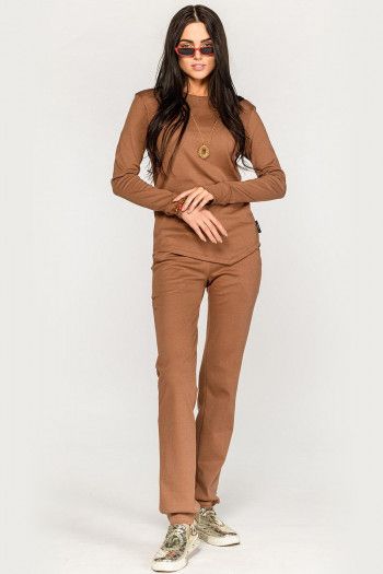 Прямые женские штаны Бромелия