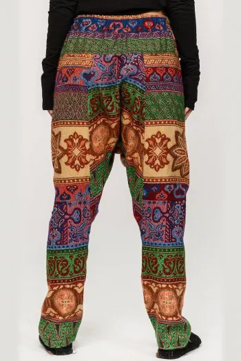 Авторские теплые штаны Саррацения
