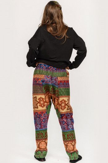 Авторские теплые штаны Саррацения