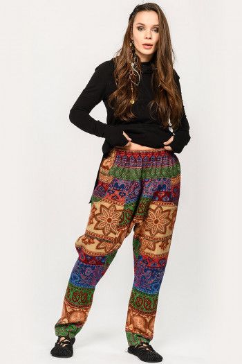 Авторские теплые штаны Саррацения