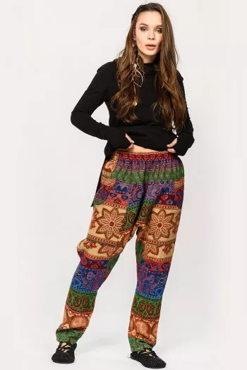 Авторские теплые штаны Саррацения