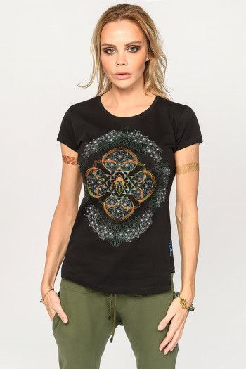 Футболка с флуоресцентным принтом «AvalokiteShvara»