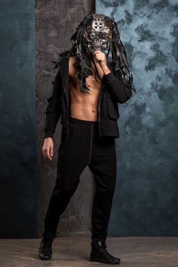 Галифе черные мужские Бельмар