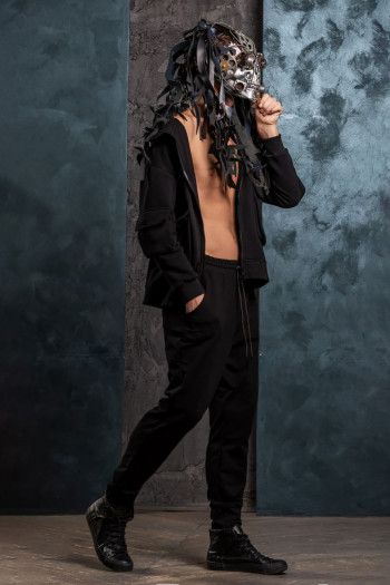 Галифе черные мужские Бельмар