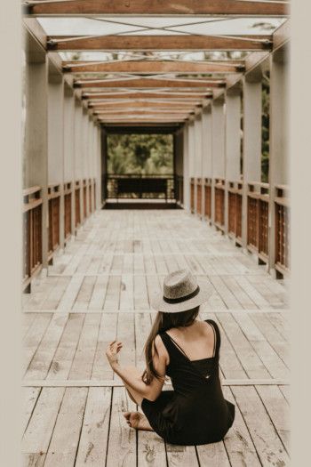 Черная туника из бамбука Лантана