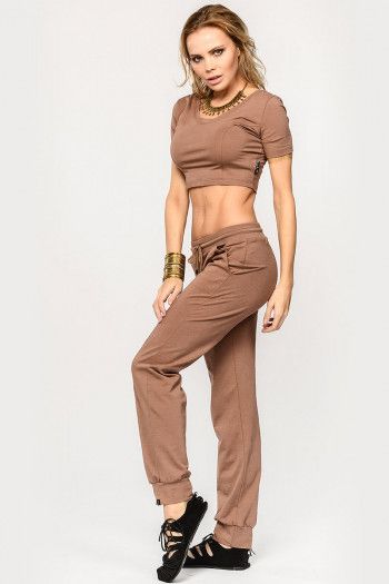 Прямые спортивные штаны Цитрон