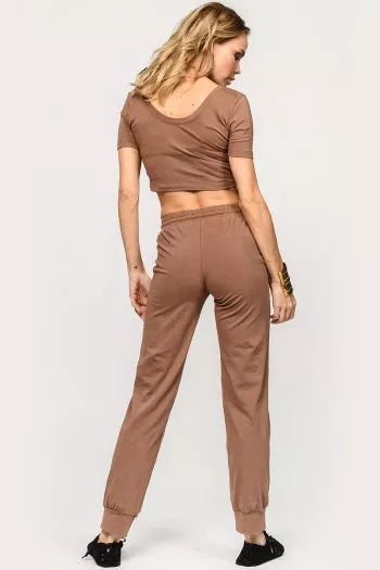 Прямые спортивные штаны Цитрон