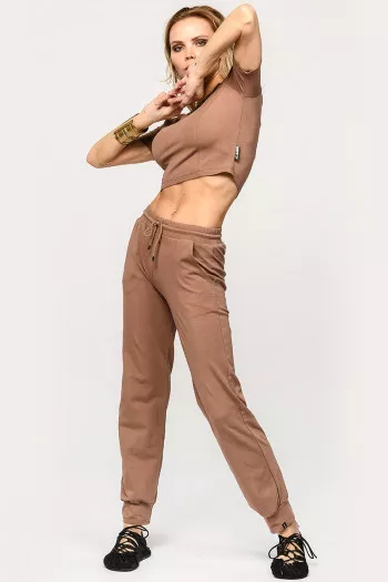 Прямые спортивные штаны Цитрон