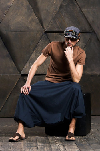 Мужские широкие штаны Ганимед