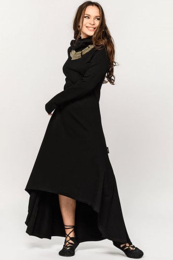 Асимметричное длинное платье Ценхрус