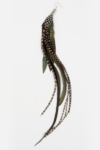 Серьга перо Мадху