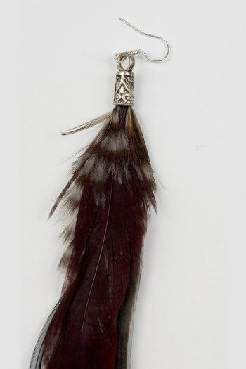 Серьга перо Бунда
