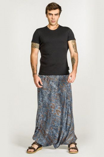 Мужские штаны алладины Цинерария