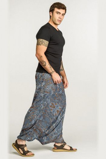 Мужские штаны алладины Цинерария