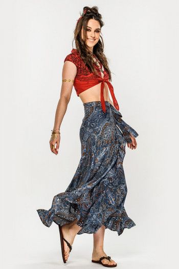 Юбка длинная Трайбл