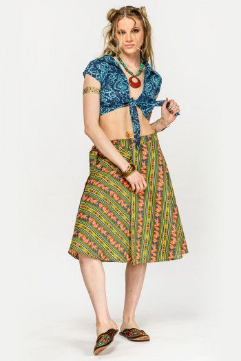 Яркая пляжная юбка «Альма»