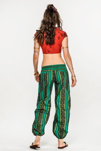 Прямые штаны из хлопка Энергия Шакти