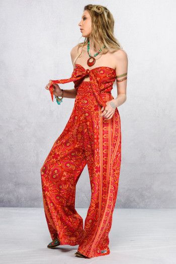 Комбинезон из шёлка «Гуджа»