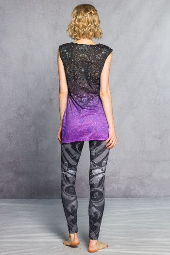 Лосины с высокой посадкой «Каллиграфия»