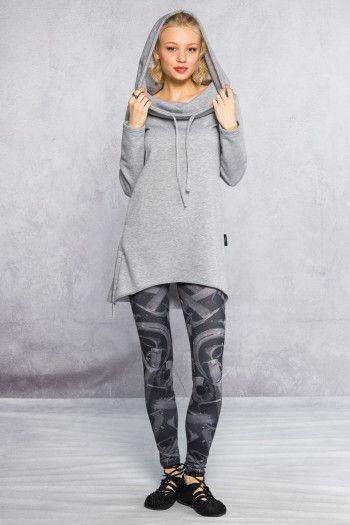 Лосины с высокой посадкой «Каллиграфия»