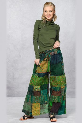 Широкие штаны клеш Тритон