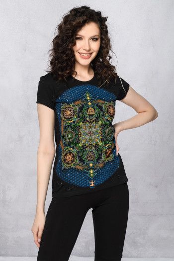 Женская футболка «Universal Mandala»